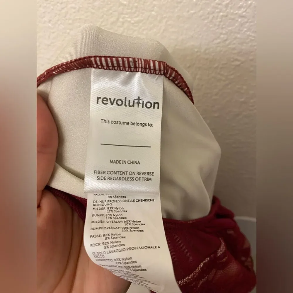 Revolution solo forever is not enough RC20993 burgundy maxi dress MA adult
